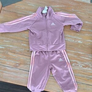 Adidas Mauve Baby Tracksuit